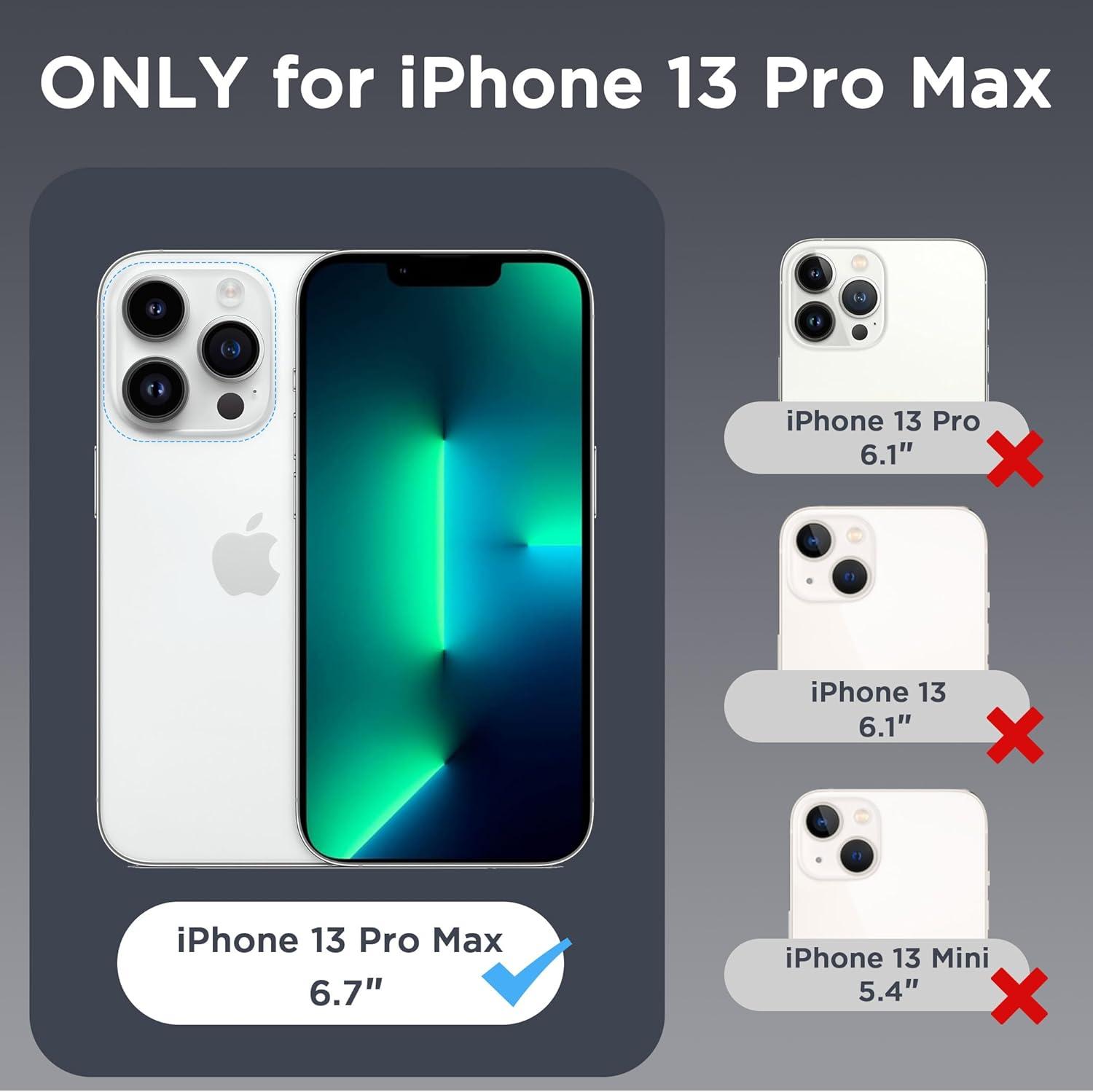 imageCACOE Magnetic Case for iPhone 13 ampamp iPhone 14 61 inchCompatible with MagSafe ampamp Magnetic Car Phone MountNot Yellowing AntiScratch ClearDark Purple