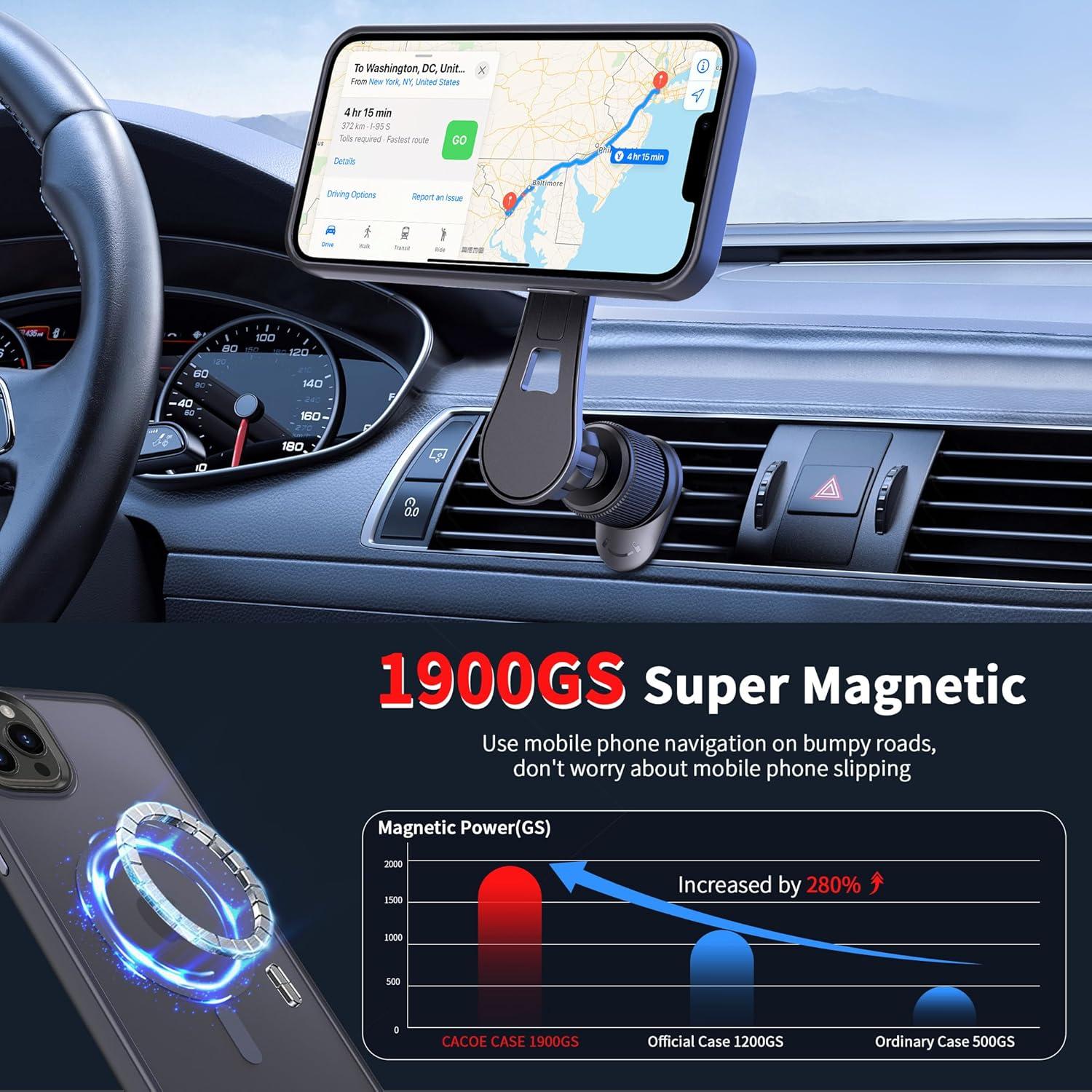 imageCACOE Magnetic Case for iPhone 16 61 inch Compatible with MagSafe Thin Slim Fit AntiFingerprint Shockproof Bumper TPU Protective Cover for Women Men GirlsMatte BlackDark Blue