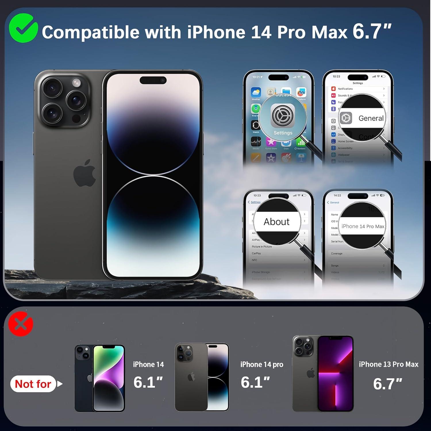 imageCACOE Magnetic Case for iPhone 16 61 inch with 360 Rotatable Ring Stand Compatible with MagSafe Car Phone Mount Cases Cover Phone Holder for Desk MeetingVideosMatte BlackDark Green