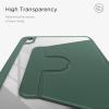 CACOE 360 Rotating Case for iPad (A16) 11th/10th Generation with Pencil Holder 2025/2022 11/10.9 inch, Shockproof Cover for iPad 11/10 Gen with Stand, Black(Dark Green)