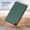 CACOE Case for Samsung Galaxy Tab A9+ Plus 11 Inch 2023 (SM-X210/X216/X218) with Screen Protector, Foldable Stand Slim Protective Case, Auto Screen On/Off, Black(Midnight Green)