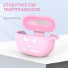 CACOE Silicone Case Cover for Beats Studio Buds/Beats Studio Buds + 2023,Protective Skin Beats Studio Buds Cases Shockproof Cute Funny Print Accessories with Keychain（Pink）