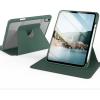 CACOE 360 Rotating Case for iPad (A16) 11th/10th Generation with Pencil Holder 2025/2022 11/10.9 inch, Shockproof Cover for iPad 11/10 Gen with Stand, Black(Dark Green)
