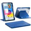 CACOE Case for iPad (A16) 11th/10th Generation with Pencil Holder, Multiple Angles Magnetic Stand Cover for iPad 11/10 Gen 2025/2022 11/10.9 inch, Grey(Sea Blue)