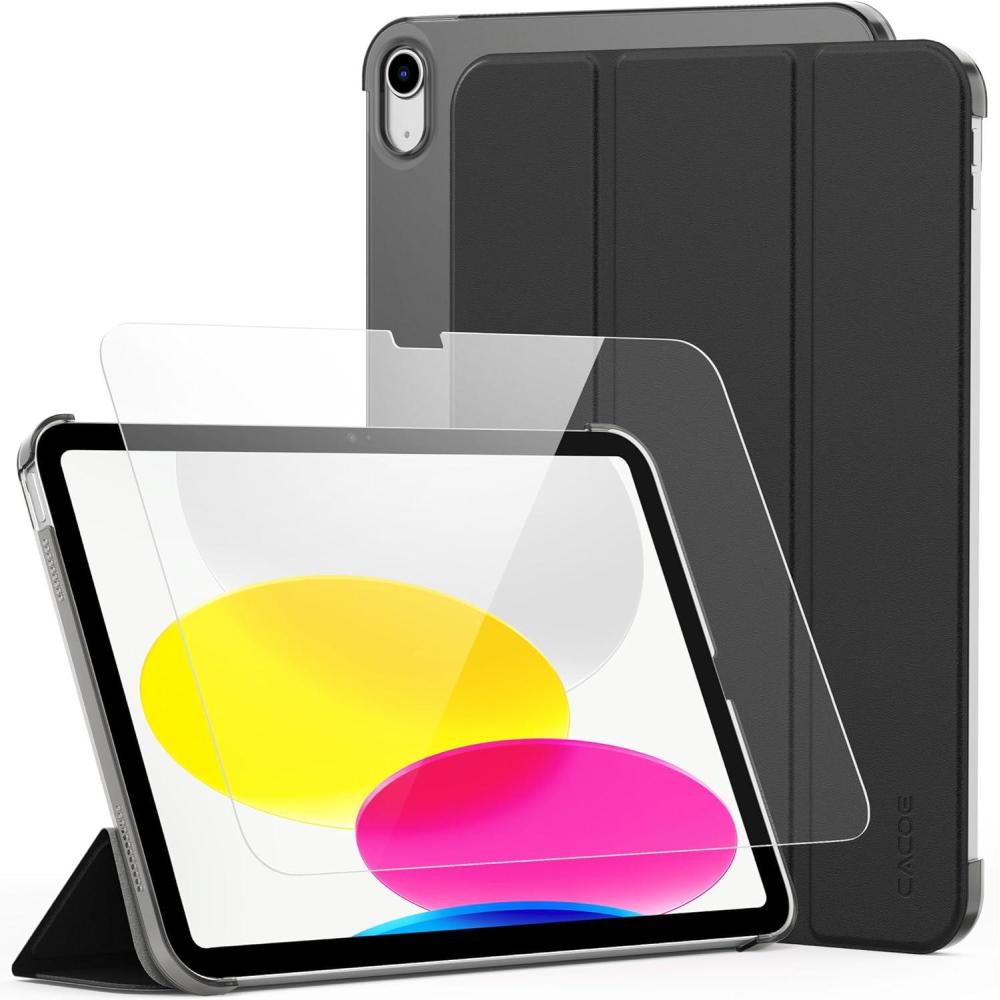 imageCACOE Case for iPad A16 11th10th Generation20252022 with Screen Protector 11109 inch  Full Protective Tablet Cover for iPad 1110 Gen Watermelon PinkBlack