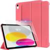 CACOE Case for iPad A16 11th/10th Generation(2025/2022) with Screen Protector 11/10.9 inch – Full Protective Tablet Cover for iPad 11/10 Gen, Watermelon Pink(Watermelon Pink)