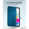 CACOE Case for iPad A16 11th/10th Generation(2025/2022) with Screen Protector 11/10.9 inch – Full Protective Tablet Cover for iPad 11/10 Gen, Peacock Blue