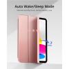 CACOE Case for iPad A16 11th/10th Generation(2025/2022) with Screen Protector 11/10.9 inch – Full Protective Tablet Cover for iPad 11/10 Gen, Rose Gold