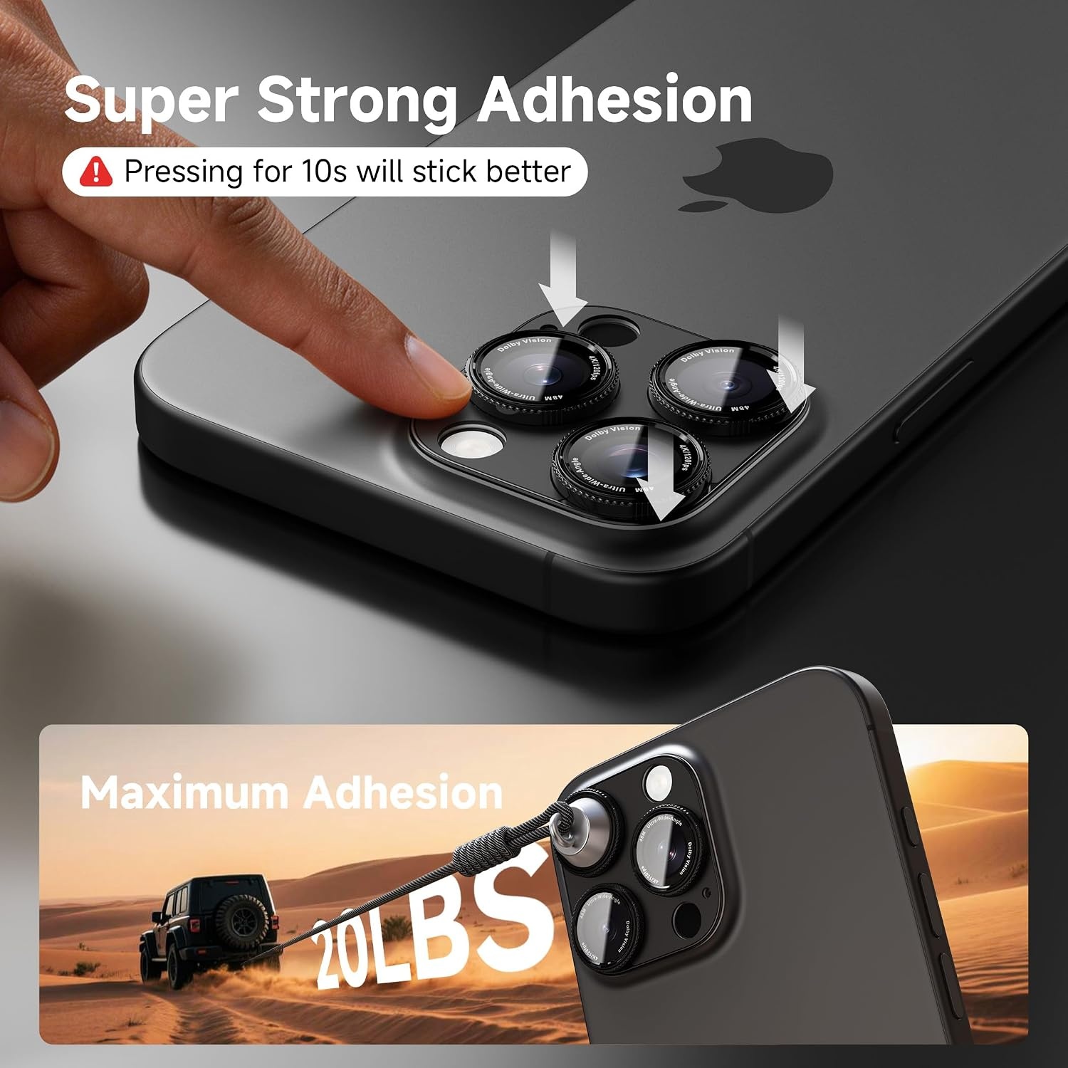 image:imageCACOE Camera Lens Protector for Samsung Galaxy Z Fold 8Carbon Black