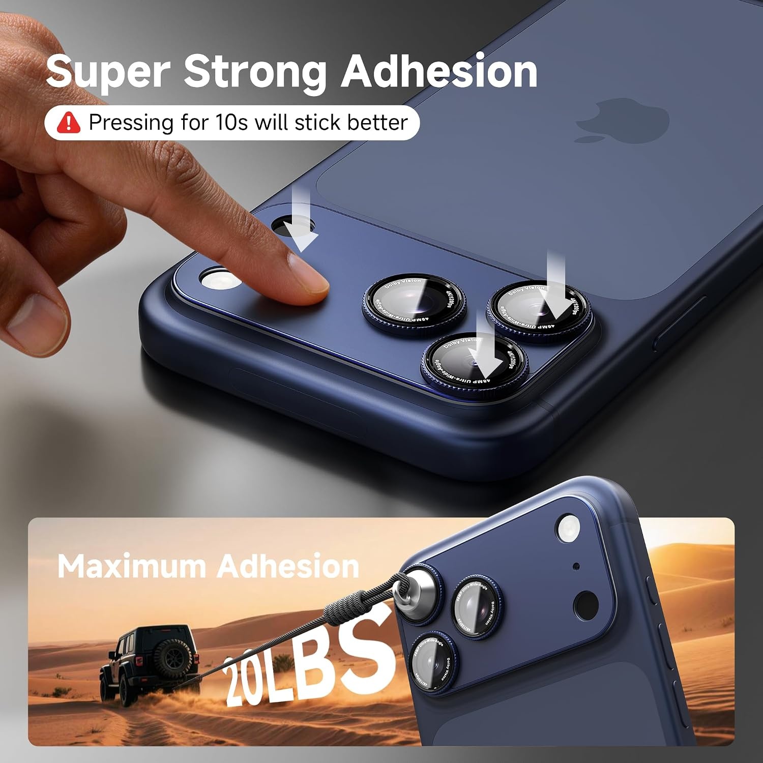 image:imageCACOE Camera Lens Protector for Samsung Galaxy Z Fold 8Dark Blue