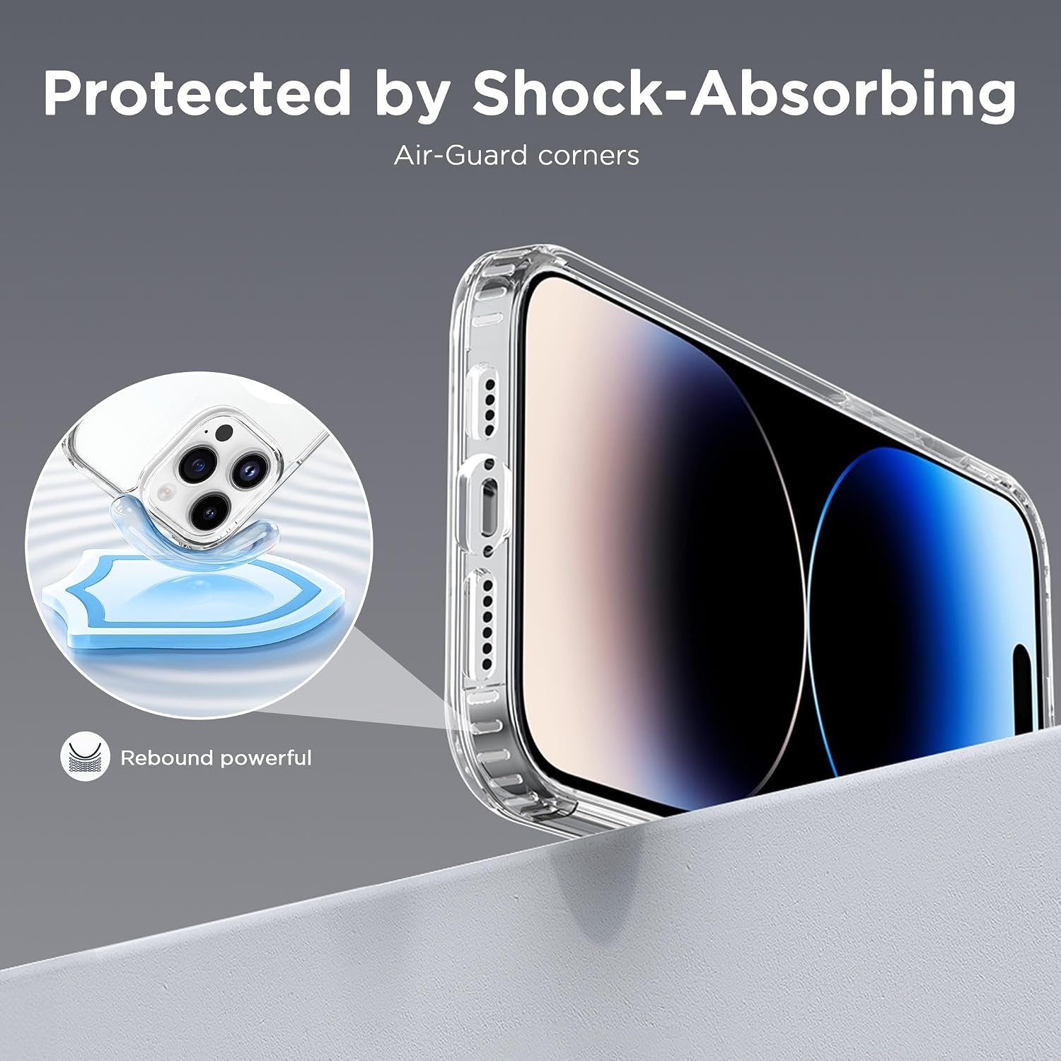 image:imageCACOE Magnetic Case for iPhone 15 61 inch ClearClear