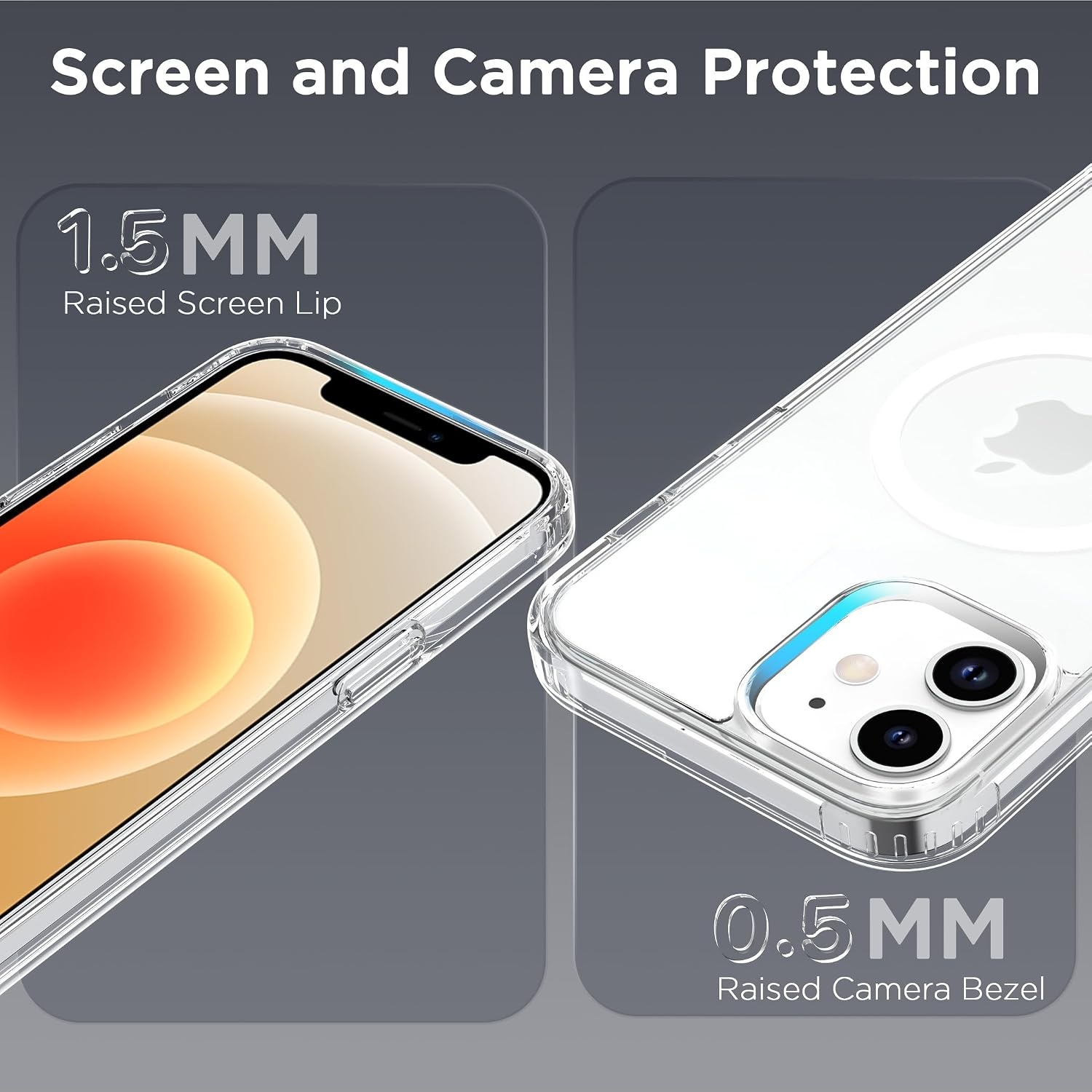 image:imageCACOE Magnetic Case for iPhone 15 61 inch ClearClear
