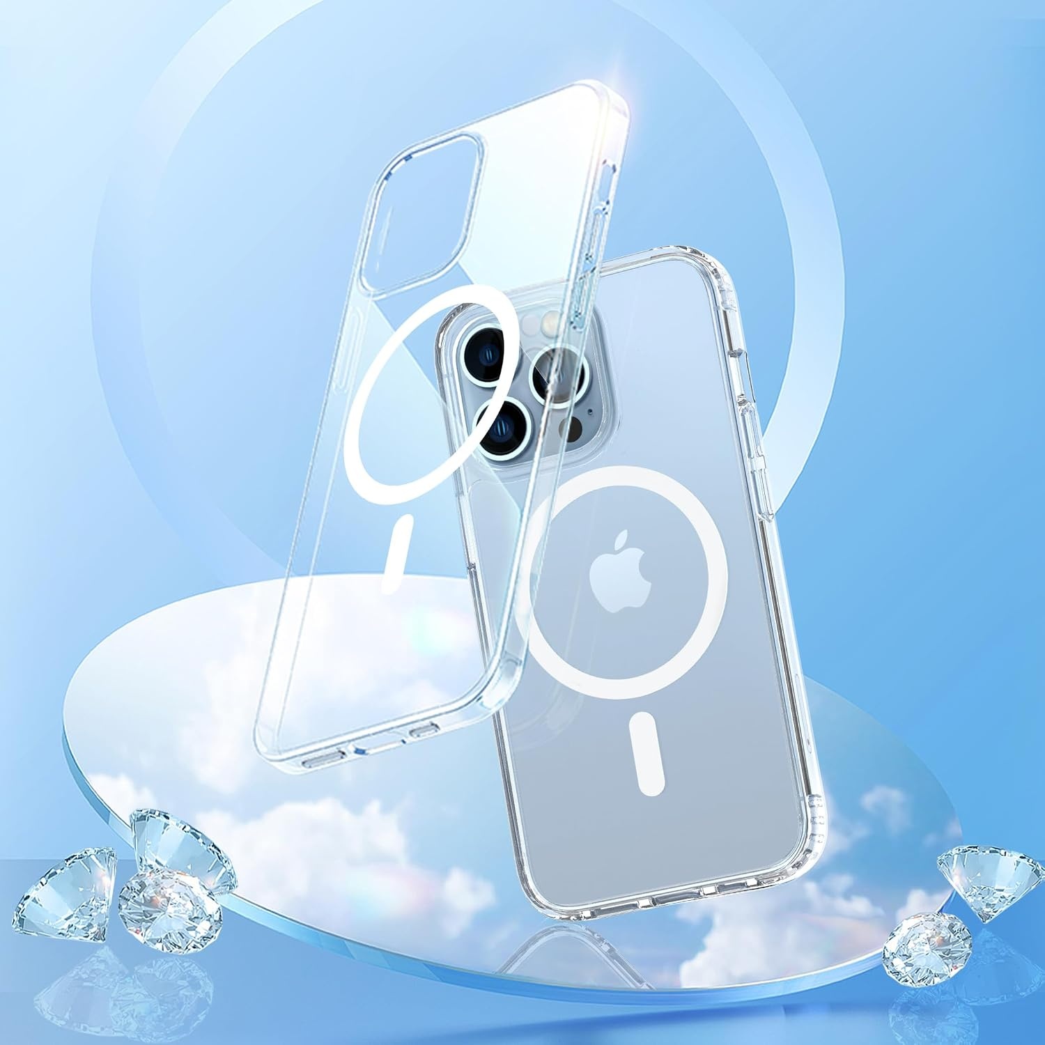 image:imageCACOE Magnetic Case for iPhone 15 61 inch ClearClear