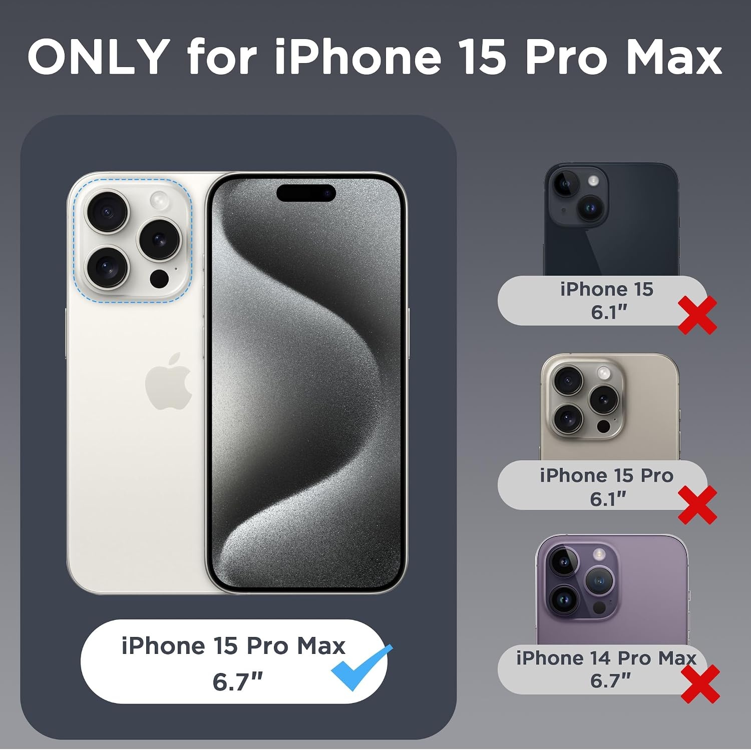 image:imageCACOE Magnetic Case for iPhone 15 61 inch ClearClear
