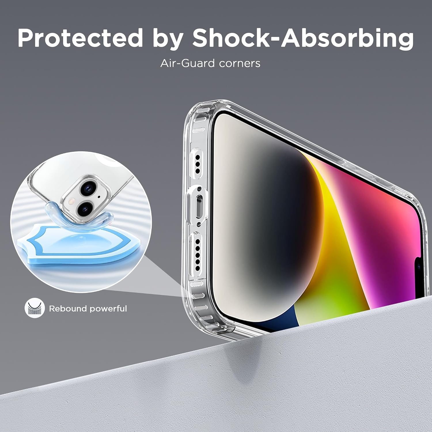 image:imageCACOE Magnetic Case for iPhone 15 61 inch ClearClear