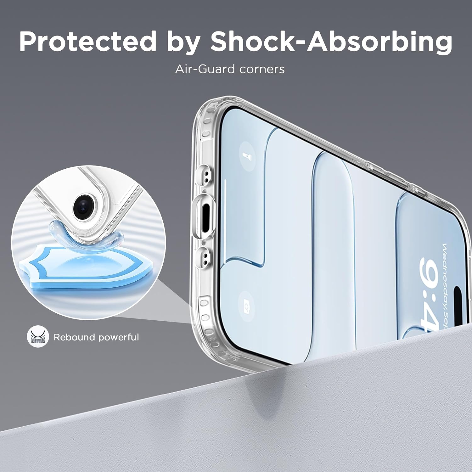 image:imageCACOE Magnetic Case for iPhone 15 61 inch ClearClear