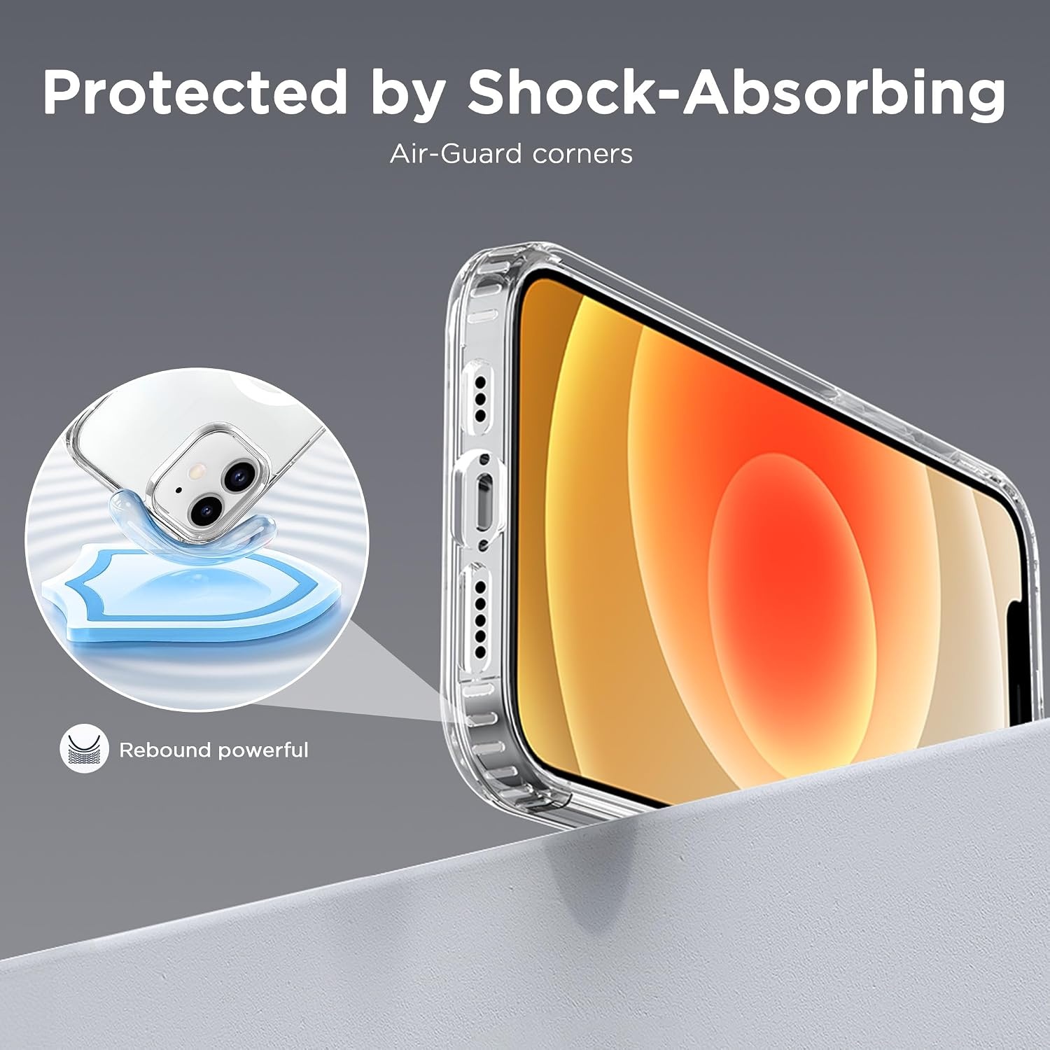 image:imageCACOE Magnetic Case for iPhone 15 61 inch ClearClear