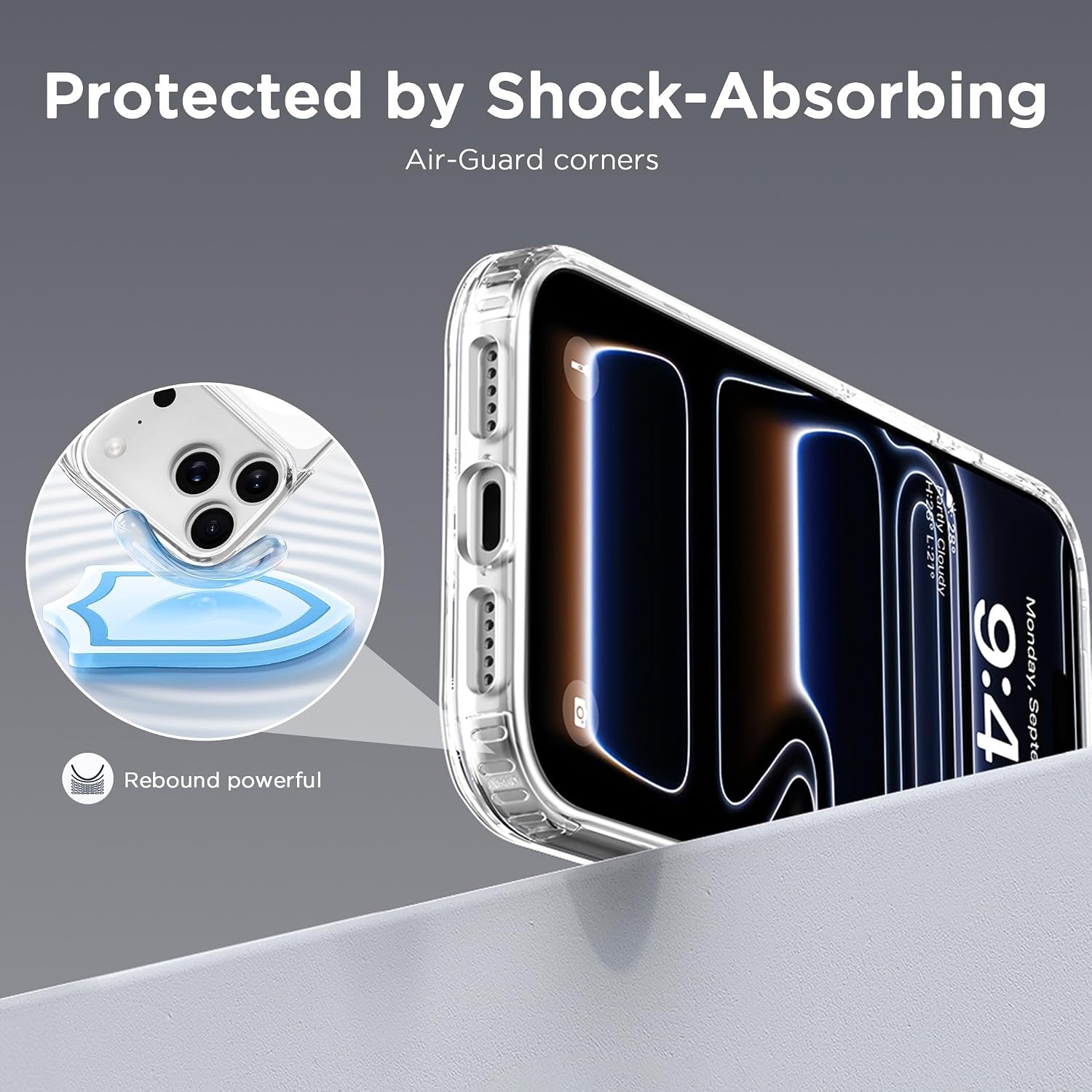 image:imageCACOE Magnetic Case for iPhone 15 61 inch ClearClear