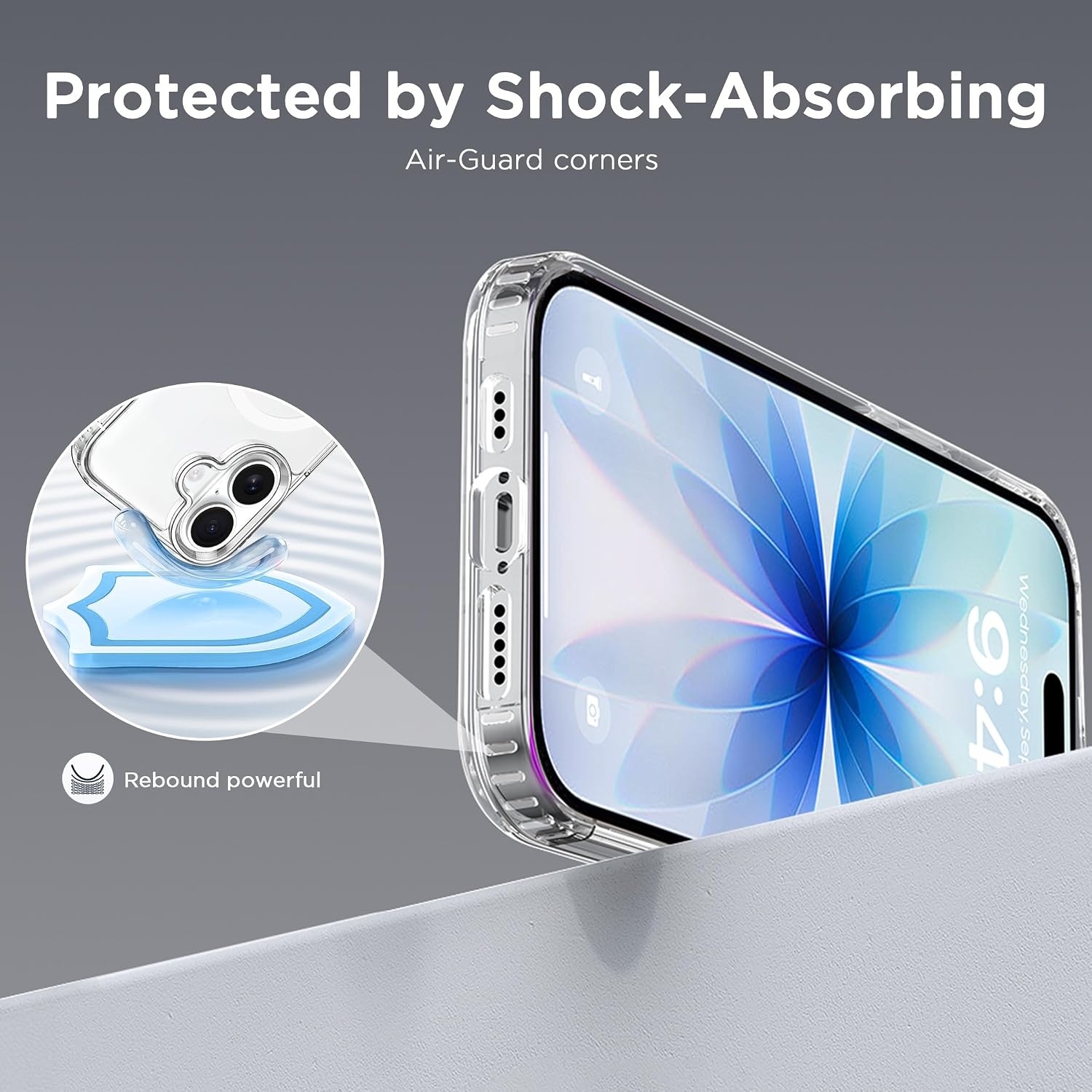 image:imageCACOE Magnetic Case for iPhone 17 63 inchCompatible with MagSafe amp Magnetic Car Phone MountNot Yellowing AntiScratch2 Pack