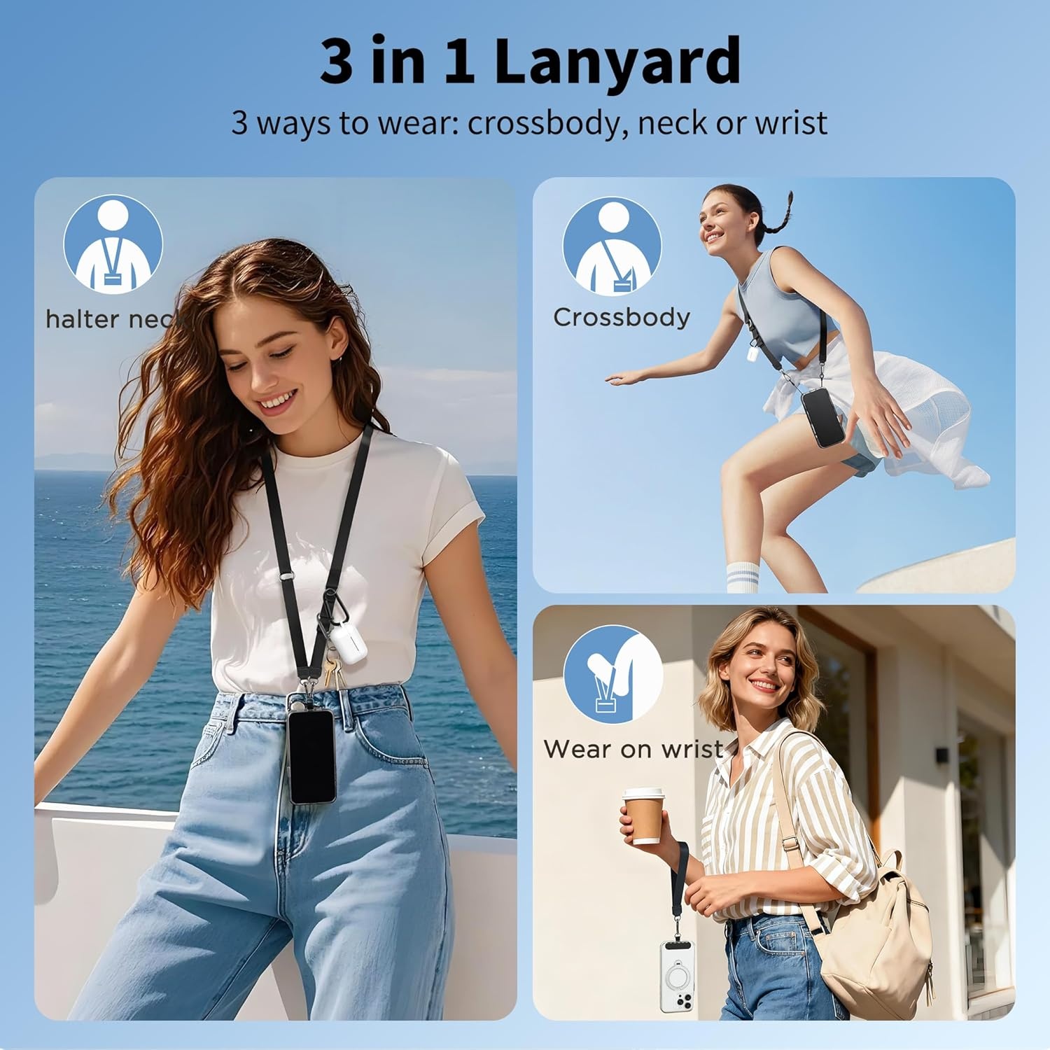 image:imageCACOE Multifunctional Cell Phone Lanyard