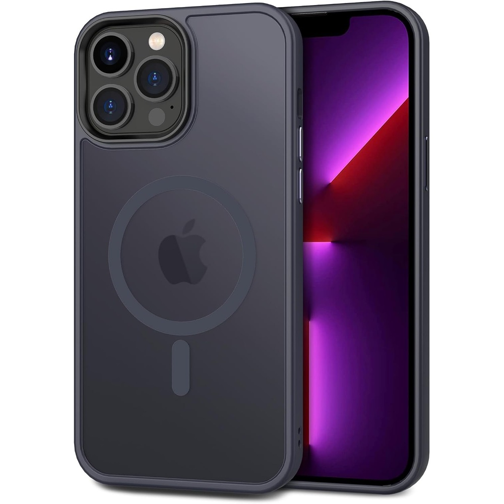 image:imageCACOE Magnetic Case for iPhone 15 61 inch ClearDark Blue1