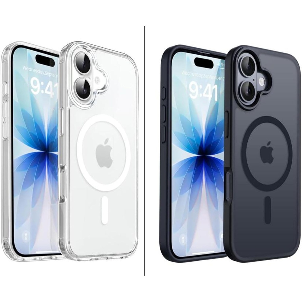 image:imageCACOE Magnetic Case for iPhone 17 63 inchCompatible with MagSafe amp Magnetic Car Phone MountNot Yellowing AntiScratch2 Pack