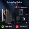 CACOE Camera Lens Protector for Samsung Galaxy Z Fold 8(Black)