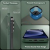 CACOE Magnetic Case for iPhone 15 6.1 inch, Clear(Dark Green)