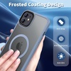 CACOE Magnetic Case for iPhone 15 6.1 inch, Clear(Light Blue)