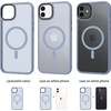 CACOE Magnetic Case for iPhone 15 6.1 inch, Clear(Light Blue)