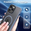 CACOE Magnetic Case for iPhone 15 6.1 inch, Clear(Light Blue-1)