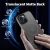 CACOE Magnetic Case for iPhone 15 6.1 inch, Clear(Light Gray)