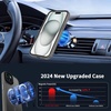 CACOE Magnetic Case for iPhone 15 6.1 inch, Clear(Light Gray)