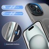CACOE Magnetic Case for iPhone 15 6.1 inch, Clear(Light Gray)
