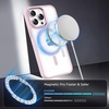 CACOE Magnetic Case for iPhone 15 6.1 inch, Clear(Light Pink)
