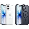 CACOE Magnetic Case for iPhone 17 6.3 inch-Compatible with MagSafe & Magnetic Car Phone Mount,Not Yellowing Anti-Scratch(2 Pack)