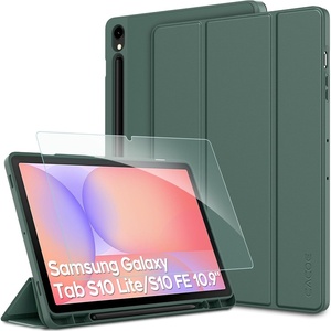 CACOE Case for Samsung Galaxy Tab S10 Lite / S10 FE / S9 FE 10.9″/ S9 11″(Midnight Green)