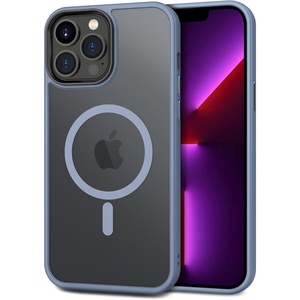 CACOE Magnetic Case for iPhone 15 6.1 inch, Clear(Light Blue-1)