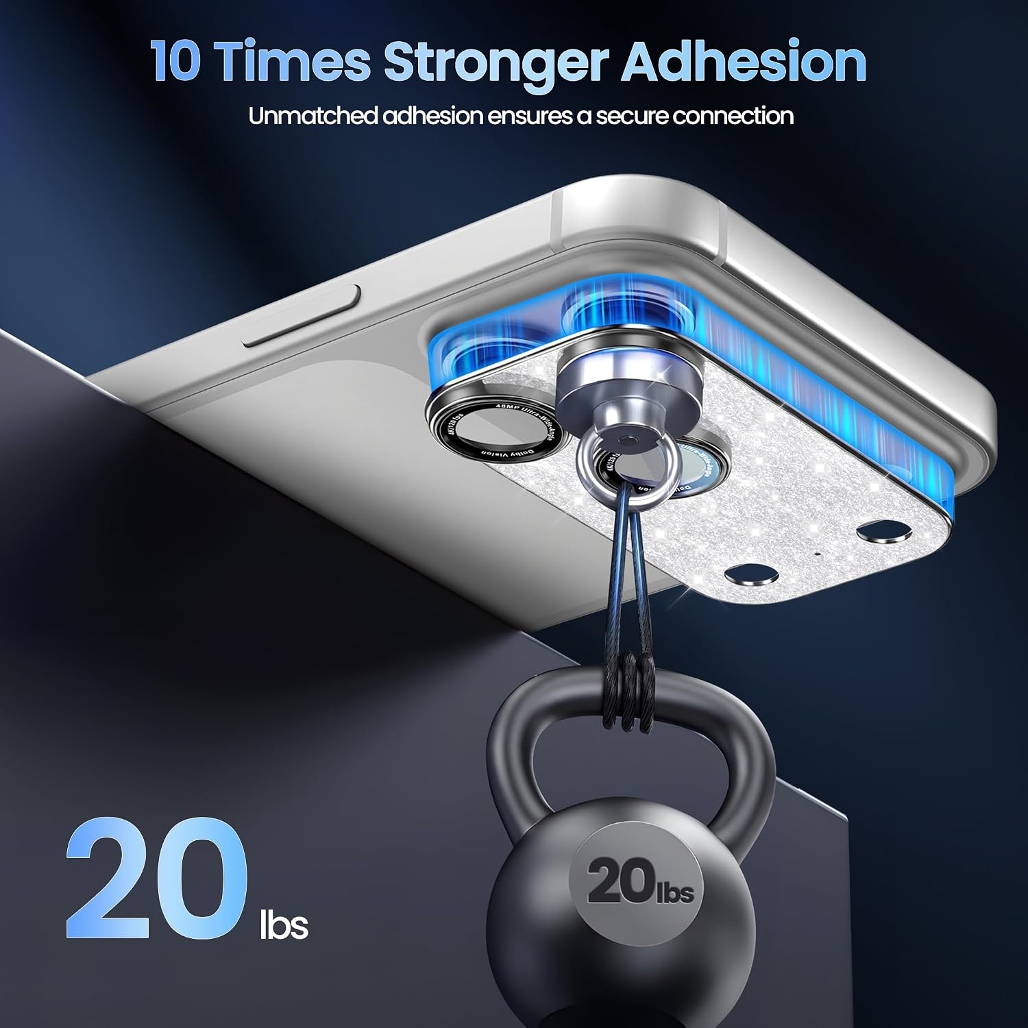 image:imageCACOE Metal Camera Lens Protector for iPhone 17 Pro MaxShining Silver