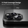 CACOE Metal Camera Lens Protector for iPhone 17 Pro Max(Dark Black)