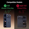 CACOE Metal Camera Lens Protector for iPhone 17 Pro Max(Dark Blue)