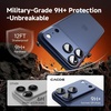 CACOE Metal Camera Lens Protector for iPhone 17 Pro Max(Dark Blue)