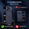 CACOE Metal Camera Lens Protector for iPhone 17 Pro Max(Shining Blue)