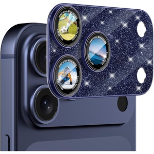 CACOE Metal Camera Lens Protector for iPhone 17 Pro Max(Shining Blue)