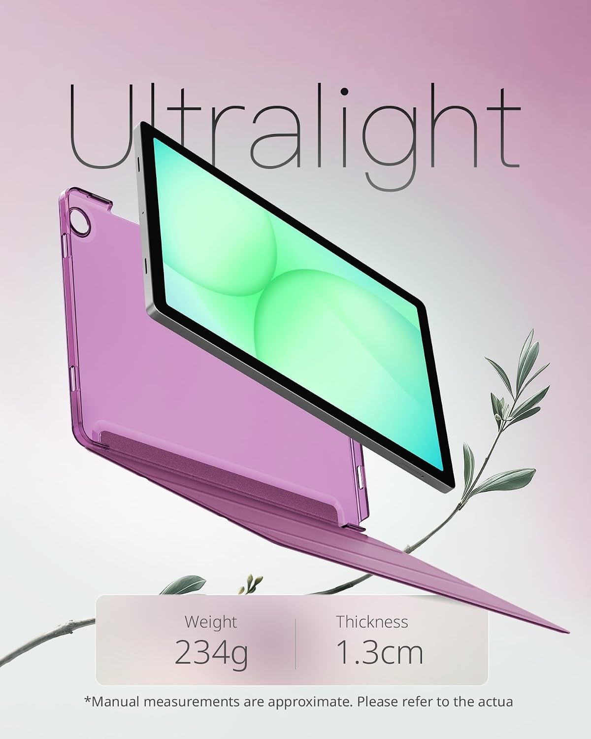 image:imageCACOE Case for Samsung Galaxy Tab A11 A9 Plus 11 with Screen ProtectorPurple