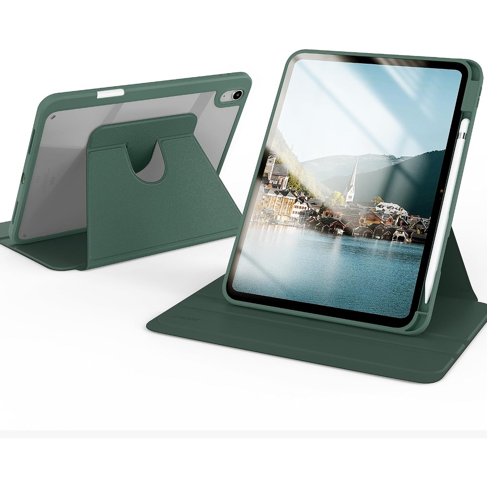image:imageCACOE 360 Case for iPad A1610th Generation Pencil HolderPeacock BlueDark Green