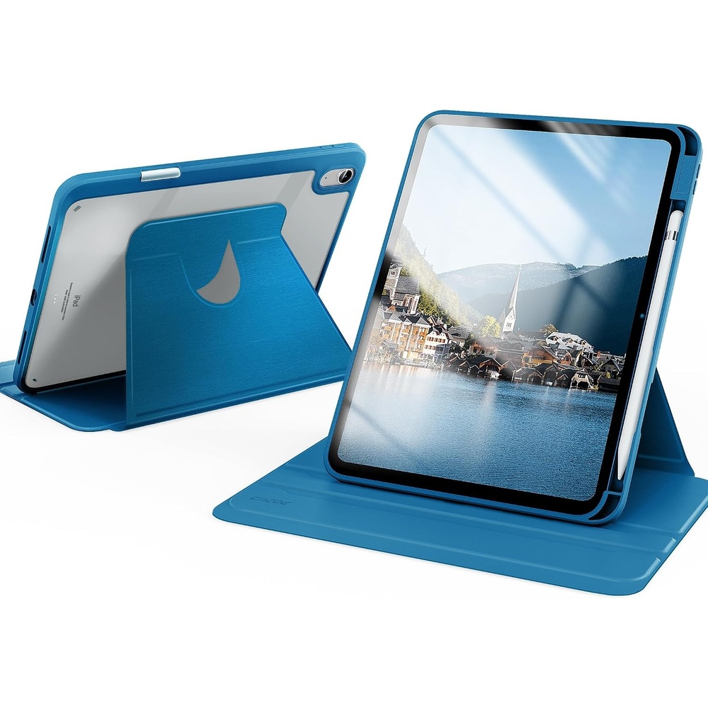 image:imageCACOE 360 Case for iPad A1610th Generation  Pencil HolderPeacock BluePeacock Blue