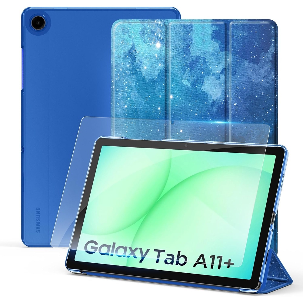 image:imageCACOE Case for Samsung Galaxy Tab A11 A9 Plus 11 with Screen ProtectorStarry Sky