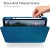 CACOE 360 Case for iPad A16/10th Generation + Pencil Holder,Peacock Blue(Peacock Blue)