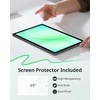 CACOE Case for Samsung Galaxy Tab A11+/ A9+ Plus 11″ with Screen Protector(Black)